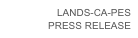 LANDS-CA-PES
PRESS RELEASE